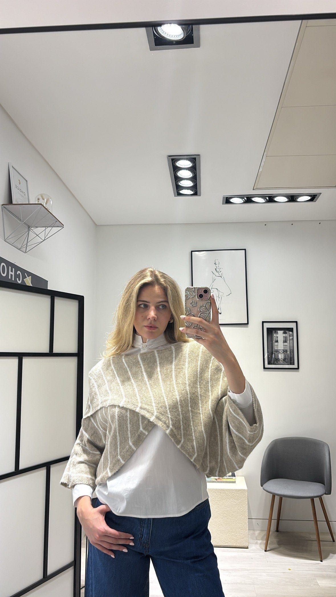 ART Stripe Batwing Knit