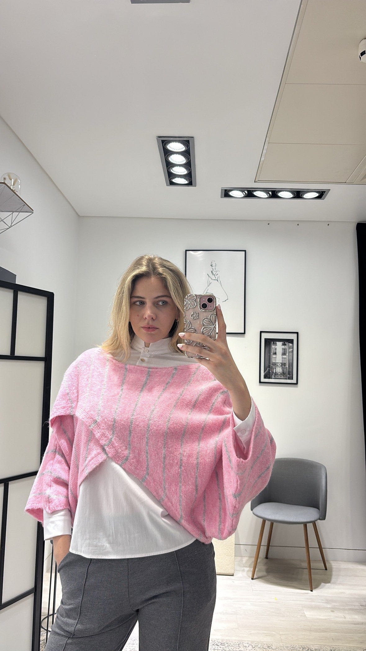 ART Stripe Batwing Knit