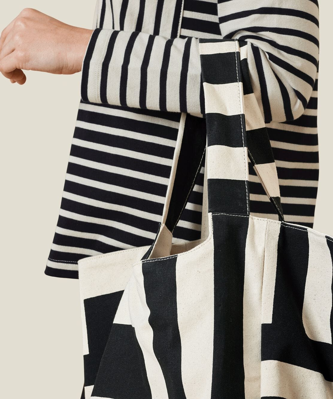 Masai Print Canvas Tote Bag