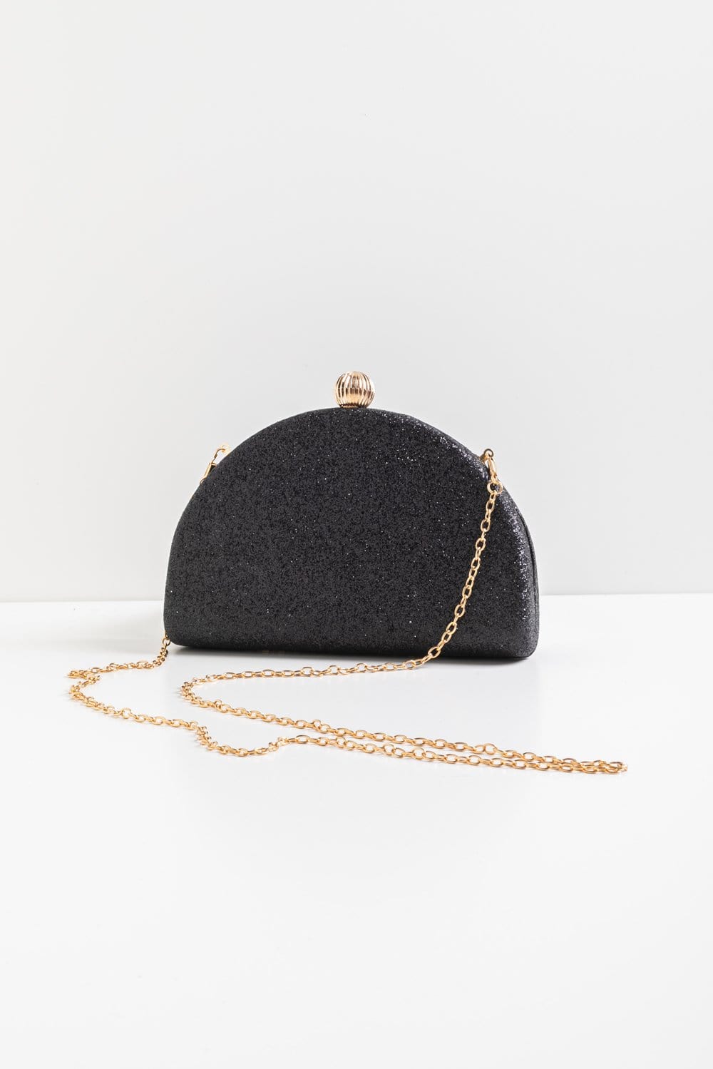 Glitter Chain Clutch