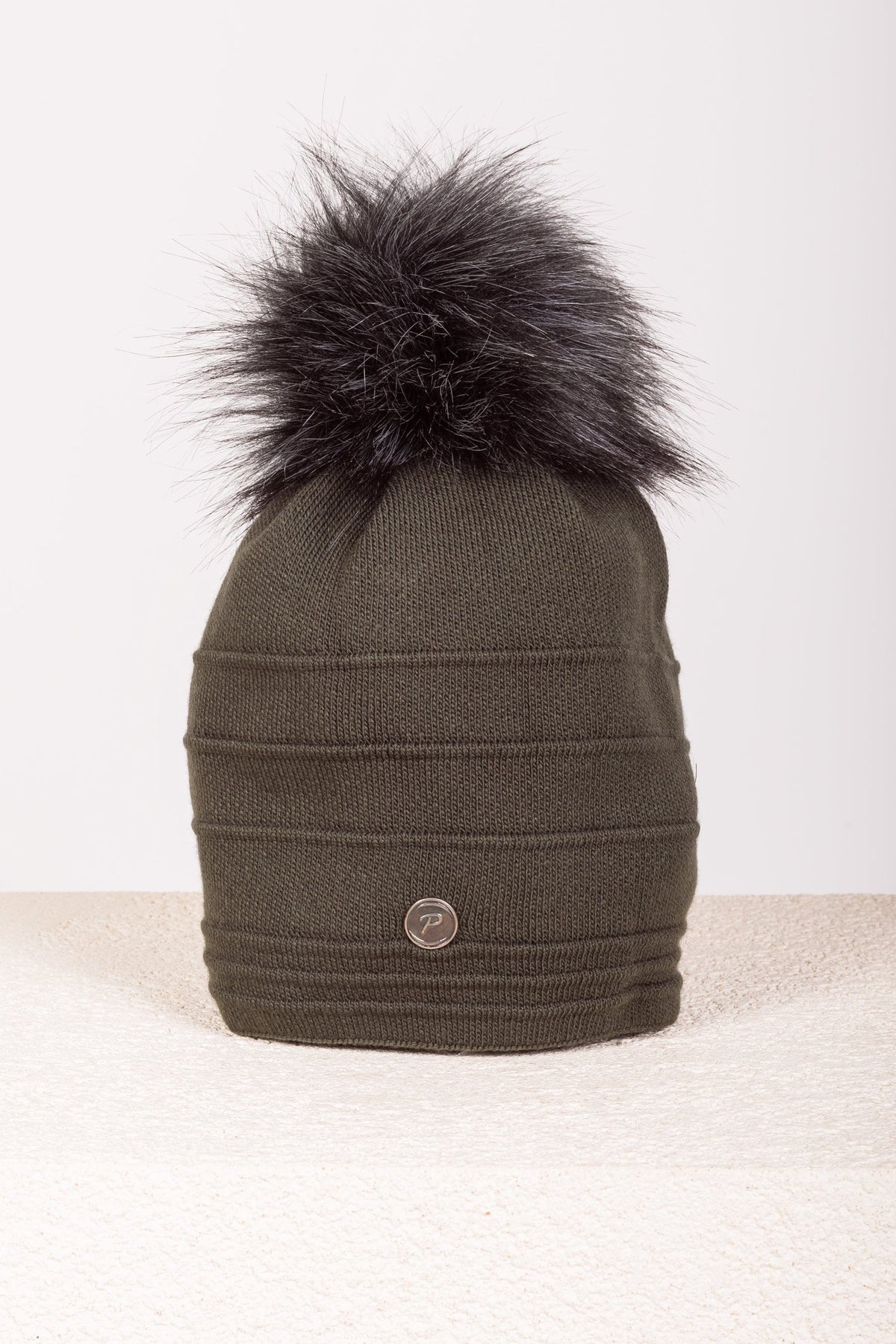 PERUZZI Textured Bobble Hat