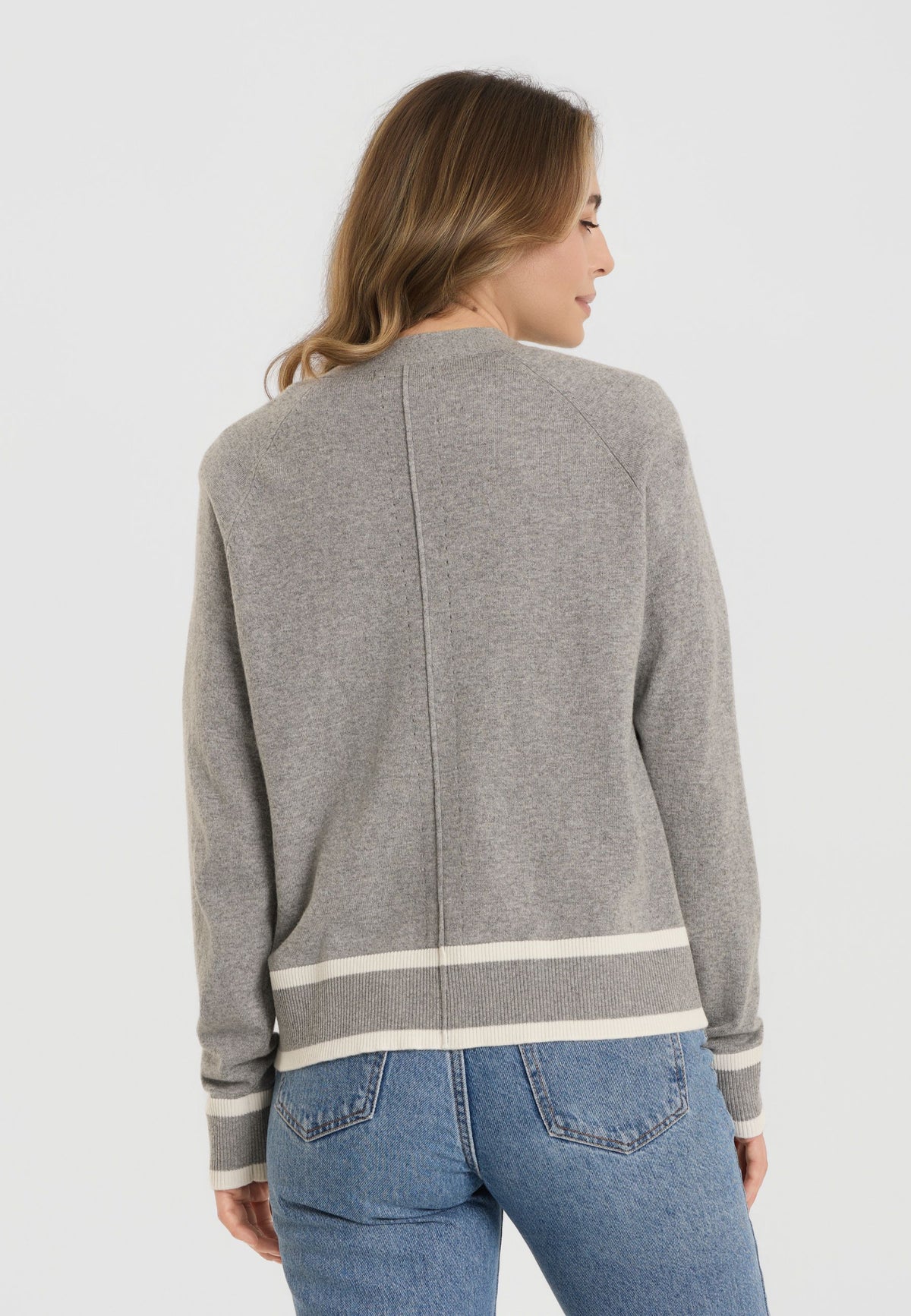 Frieda & Freddies Slogan Cardigan
