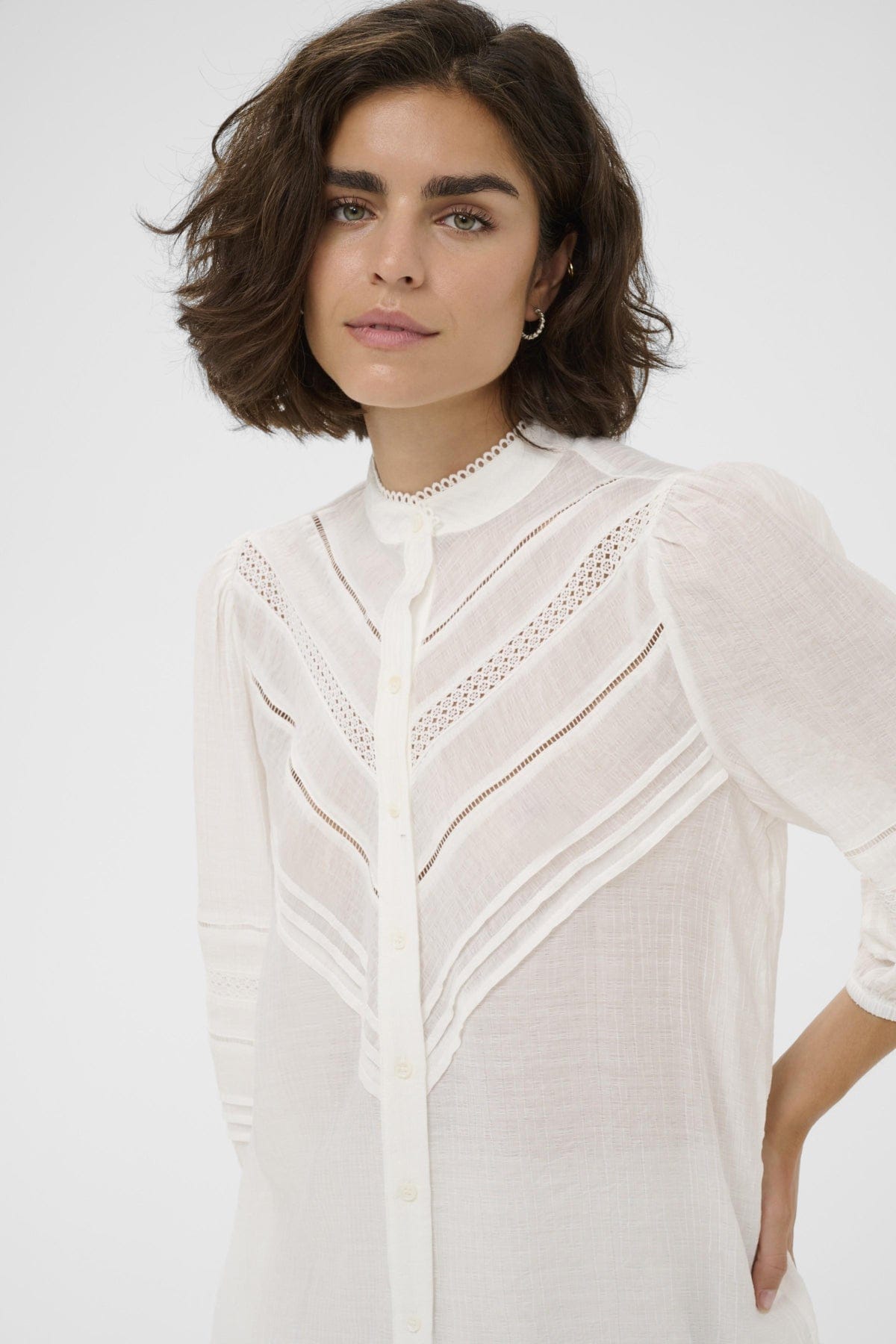 Kaffe Scalloped Blouse