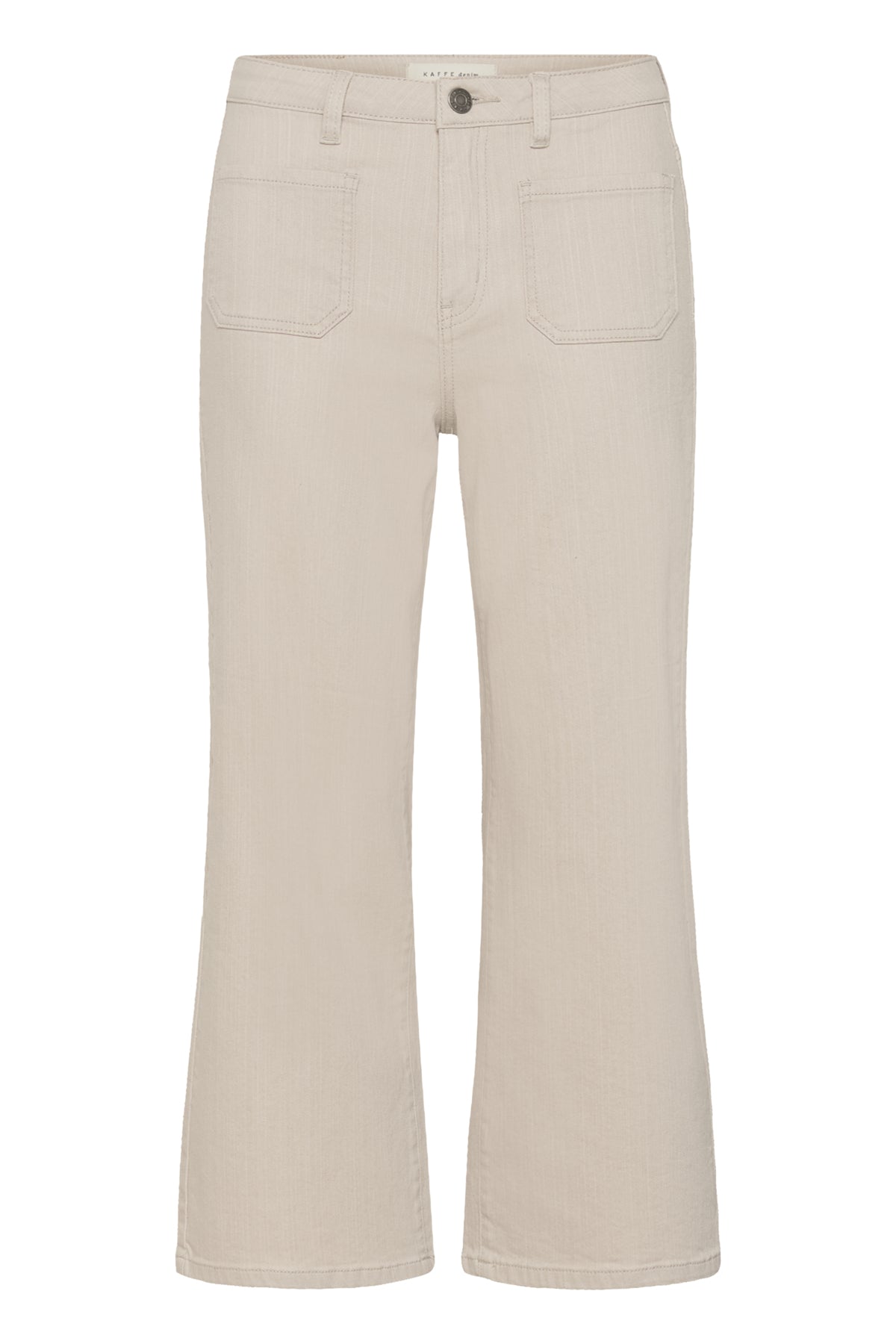 KAFFE Cropped Front Pocket Jean