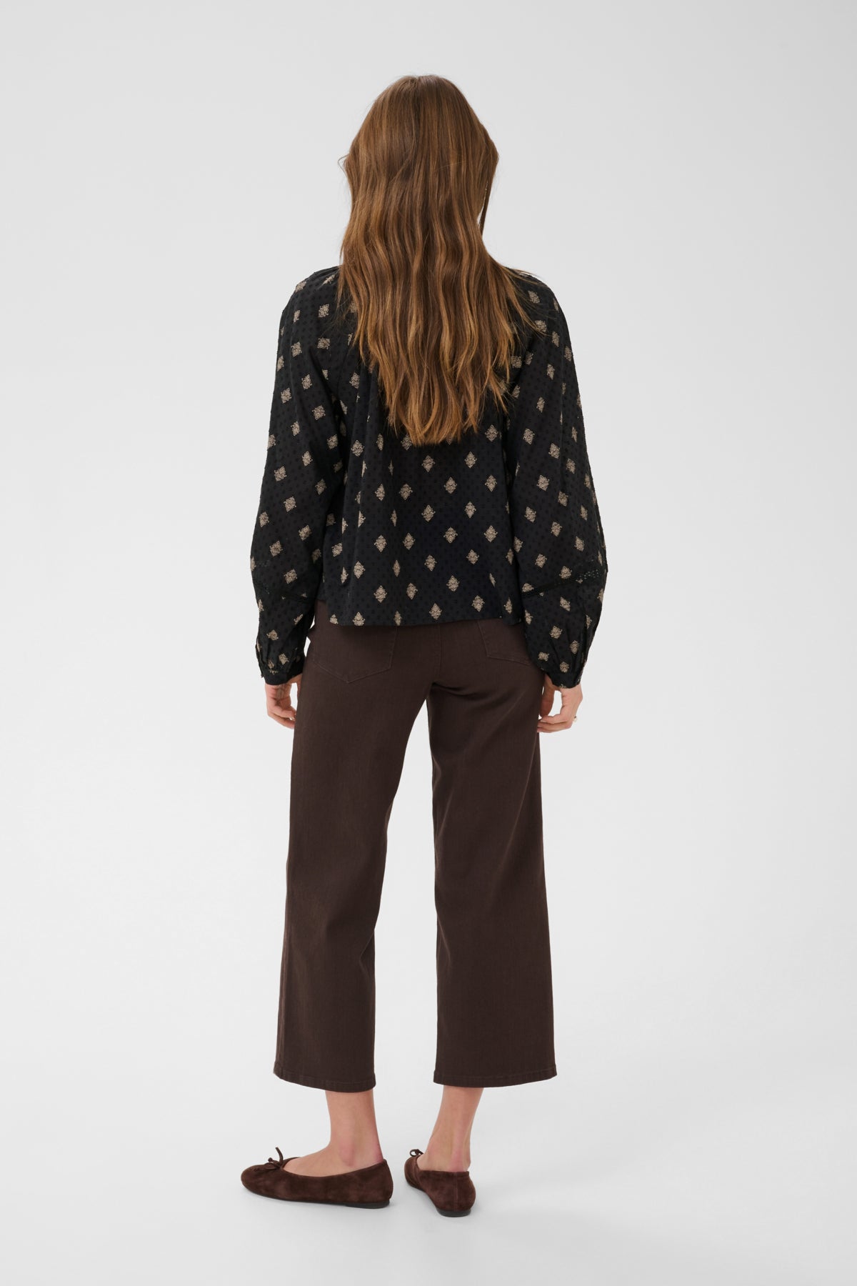 KAFFE Embroidered Blouse