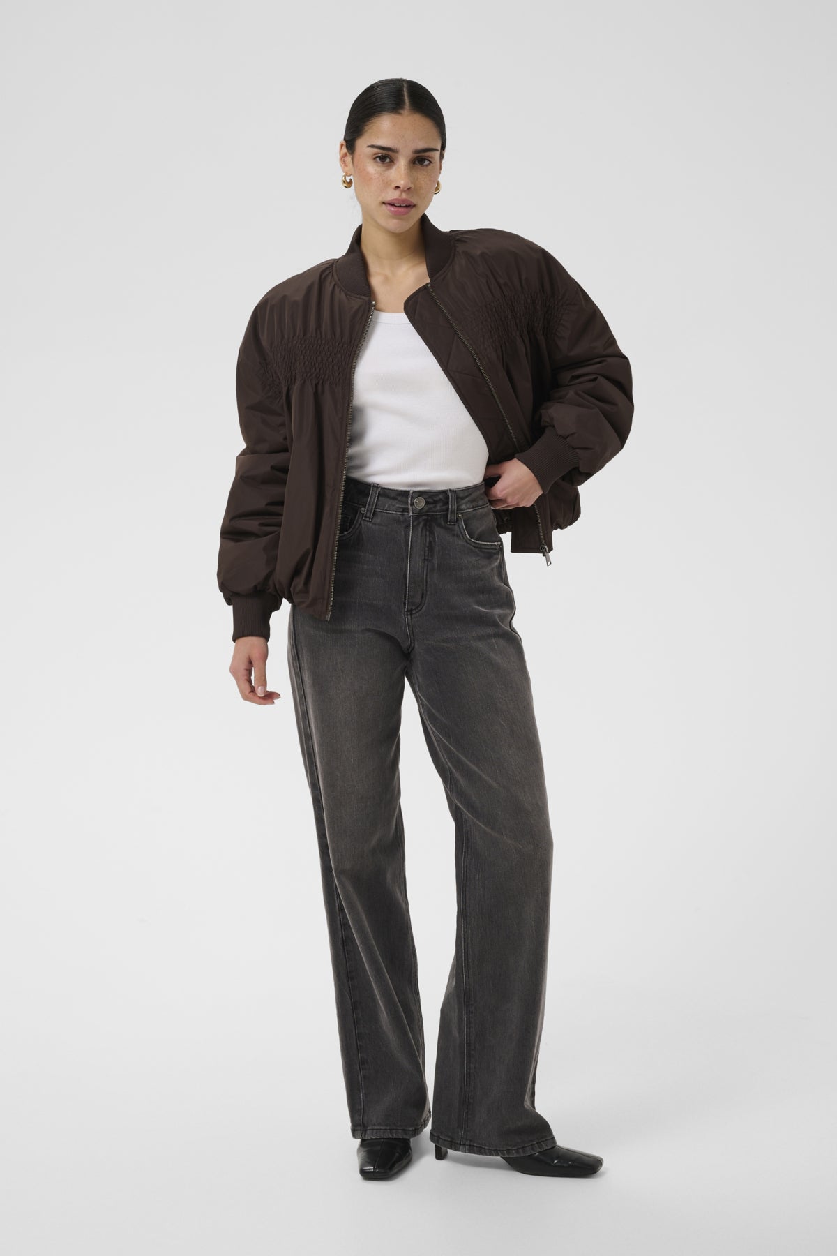 KAFFE Ruched Stitch Jacket