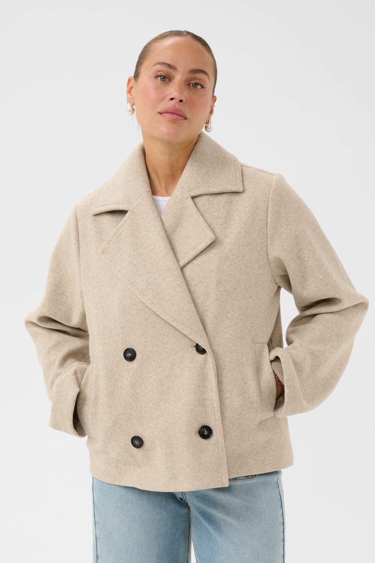 KAFFE Double Button Jacket