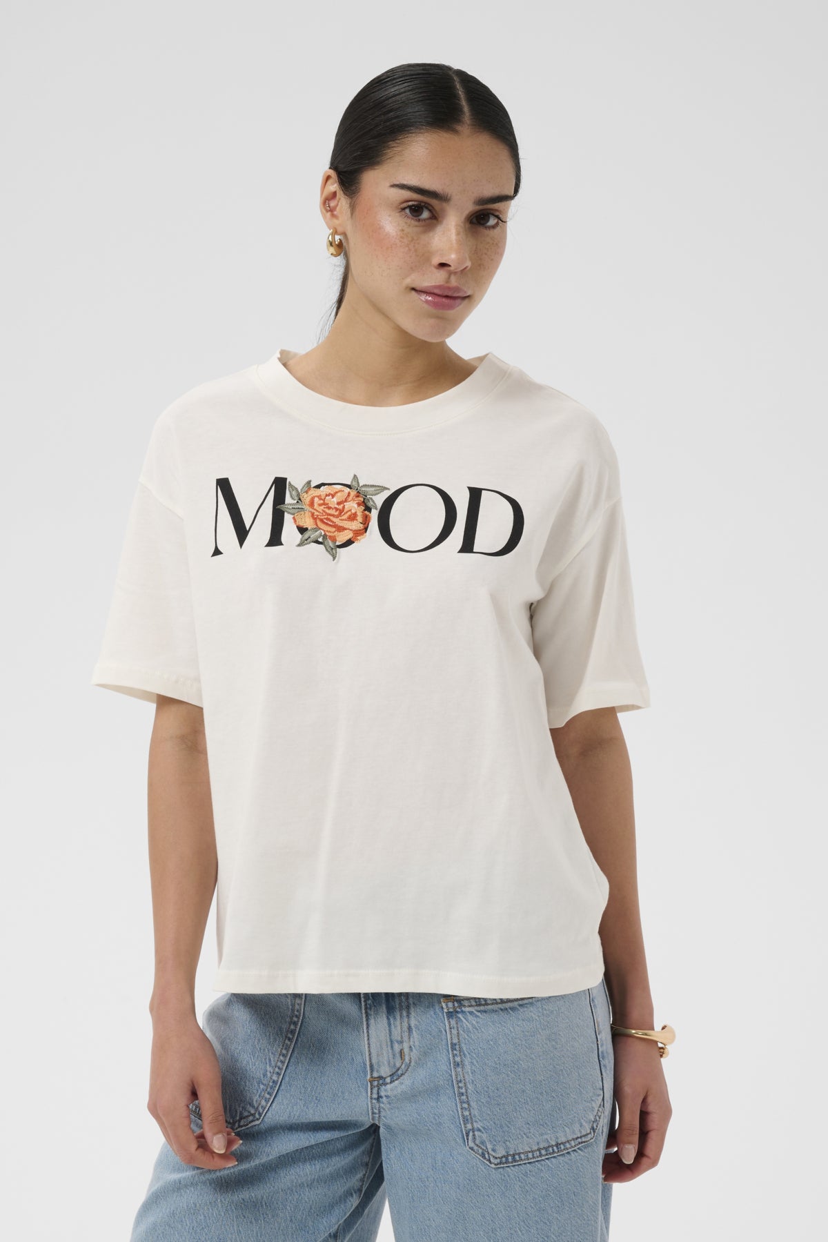 KAFFE Slogan T-Shirt