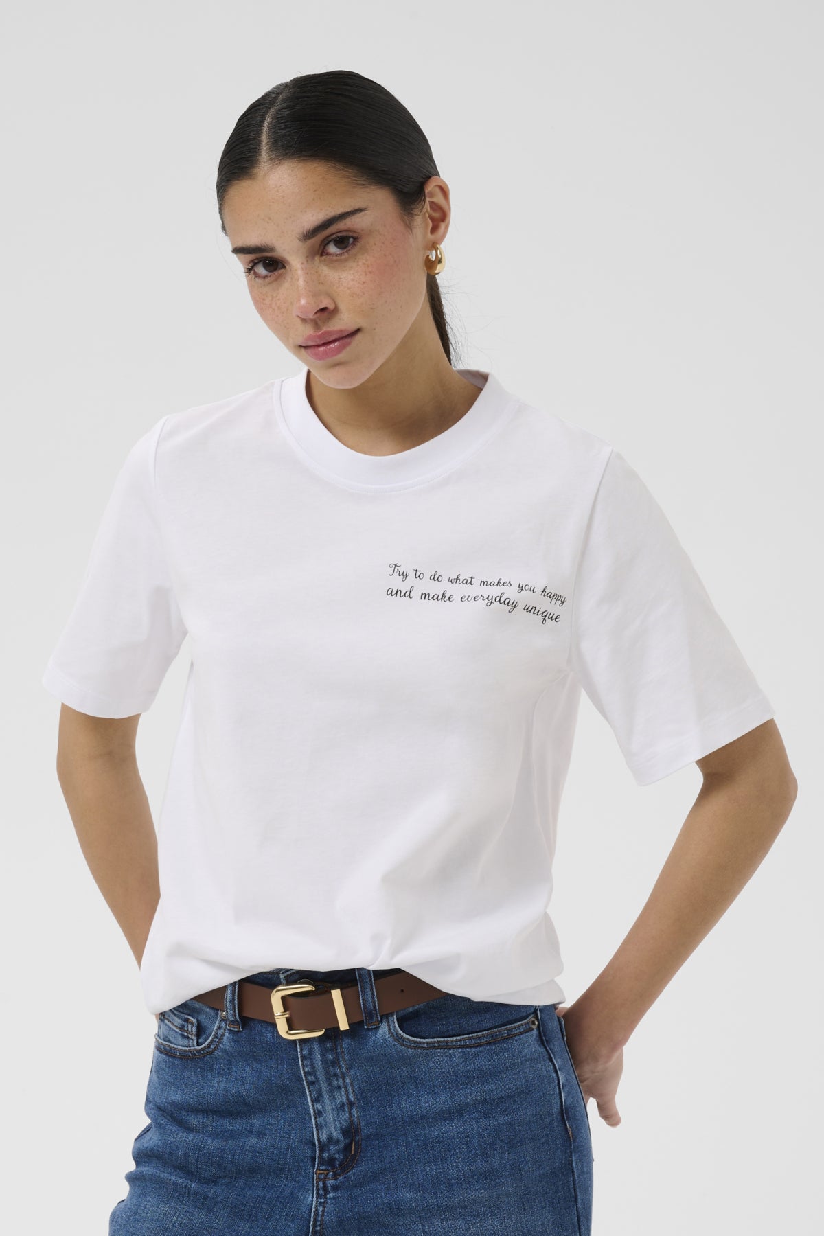 KAFFE Cotton T-Shirt