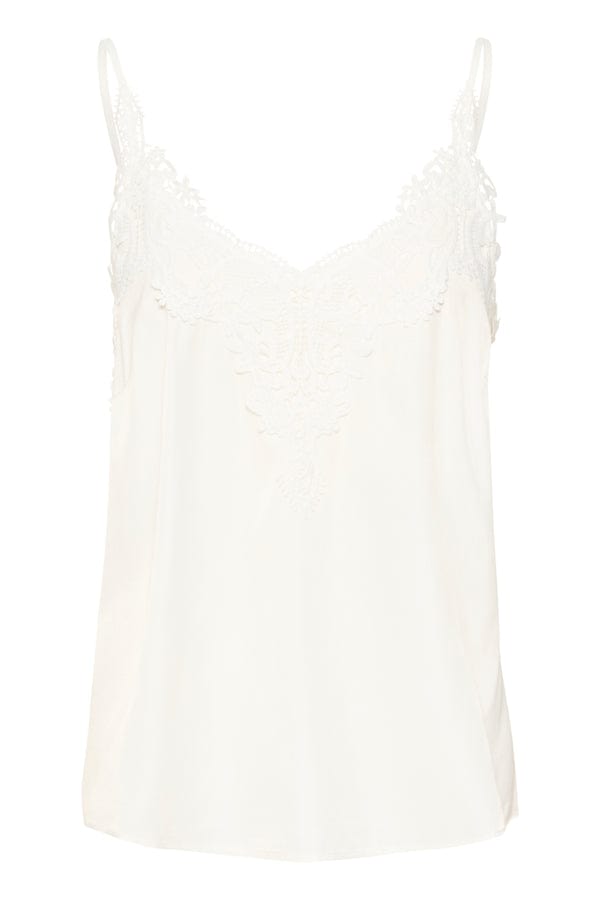 CREAM Lace Front Cami