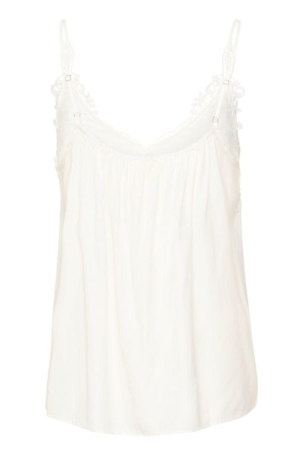 CREAM Lace Front Cami