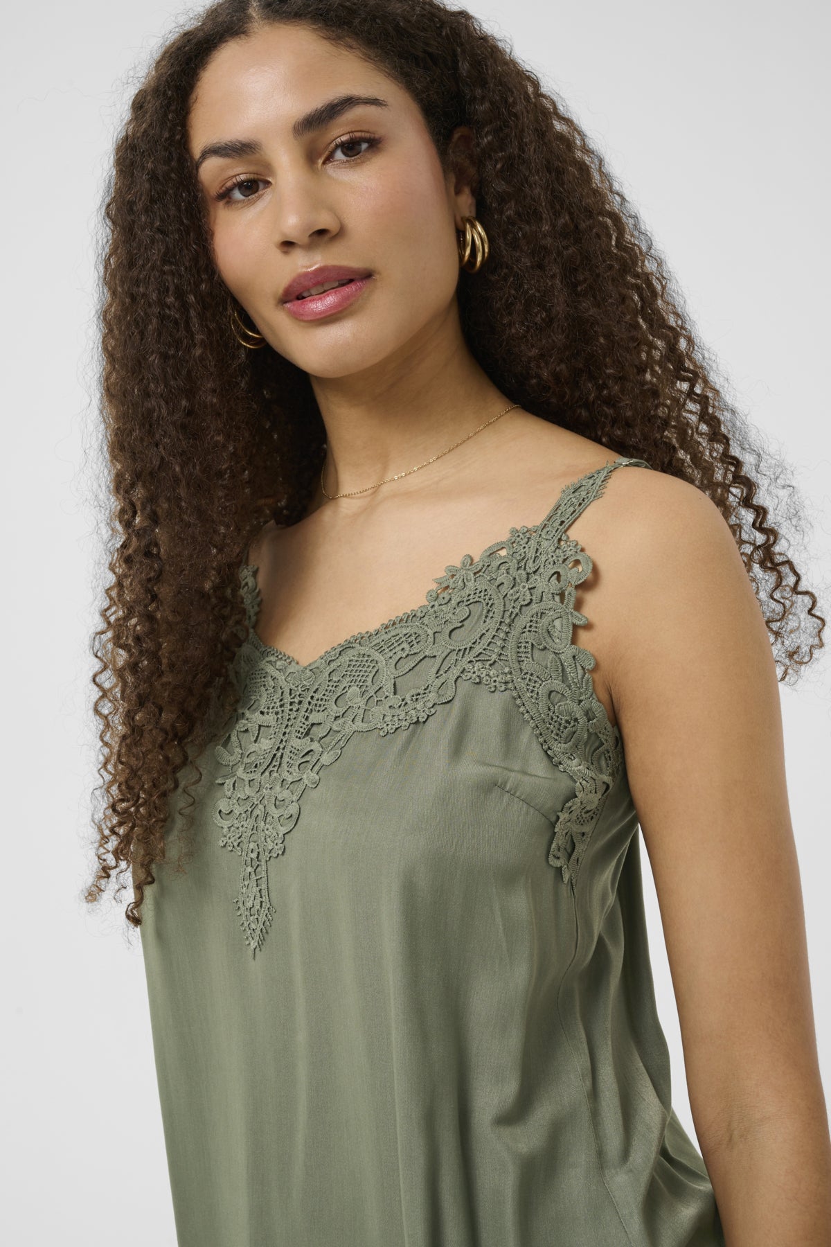 Cream Lace Cami