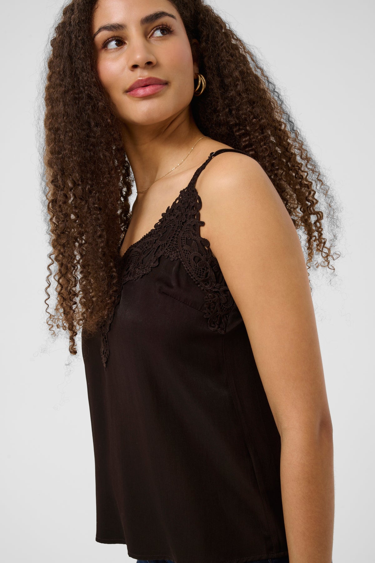 Cream Lace Cami