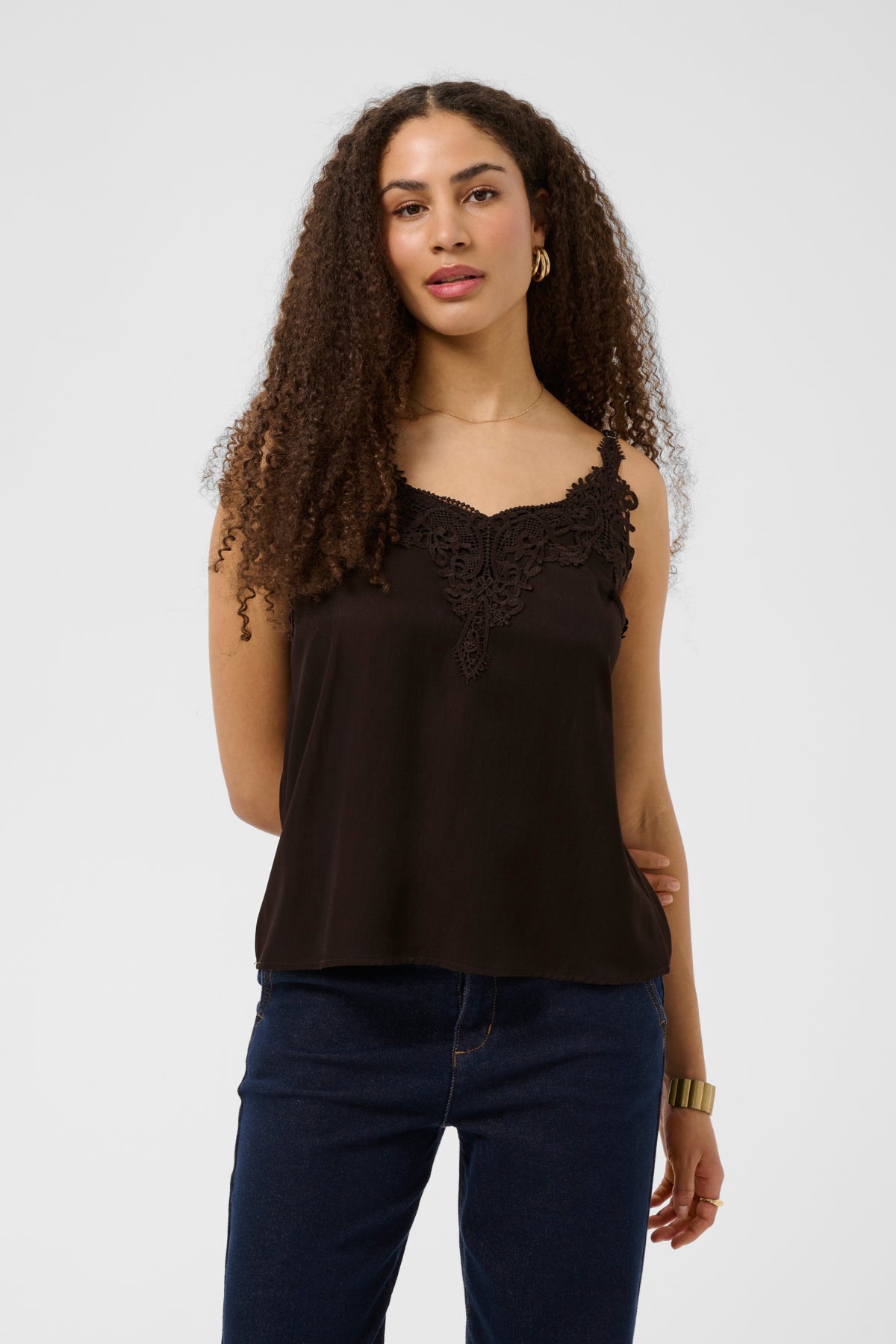 Cream Lace Cami