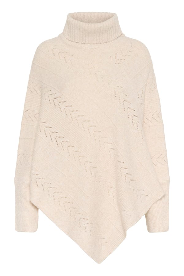 CREAM Knit Poncho