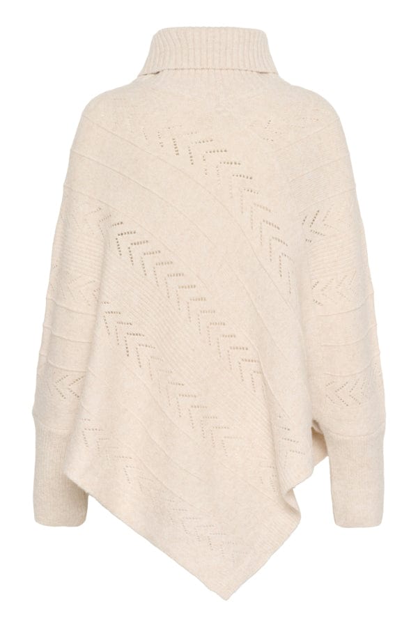 CREAM Knit Poncho