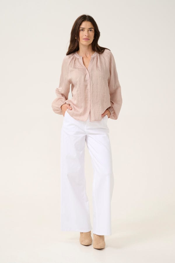 CREAM Soft Tencel Blouse