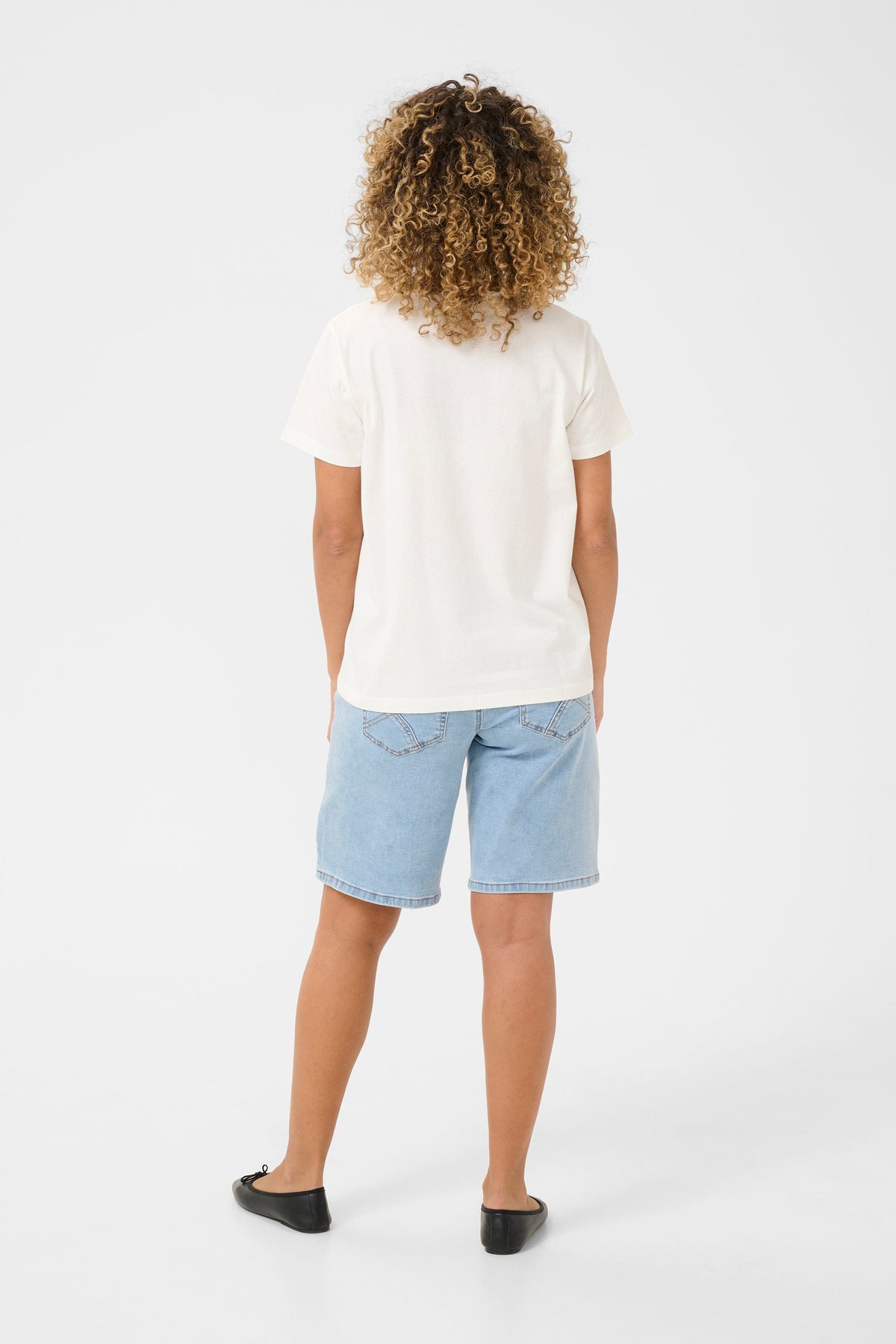 CREAM Flower Pot Print T-Shirt