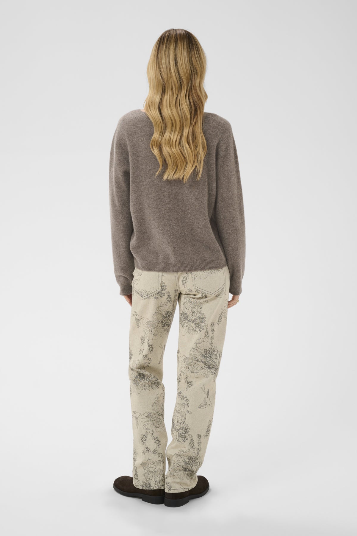 Cream Lambswool Sweater