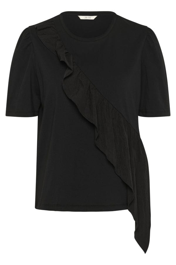 CREAM Ruffled T-shirt Top