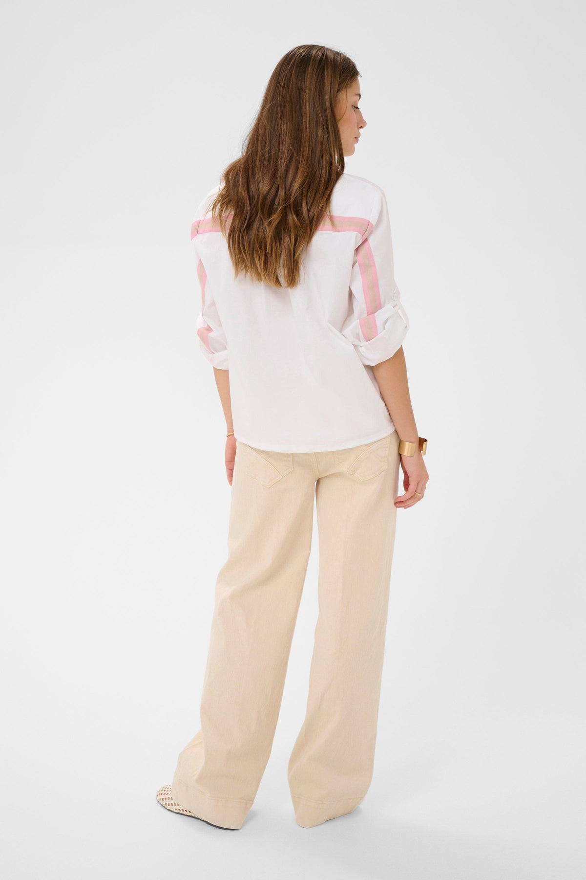 CREAM Drawstring Detail Shirt