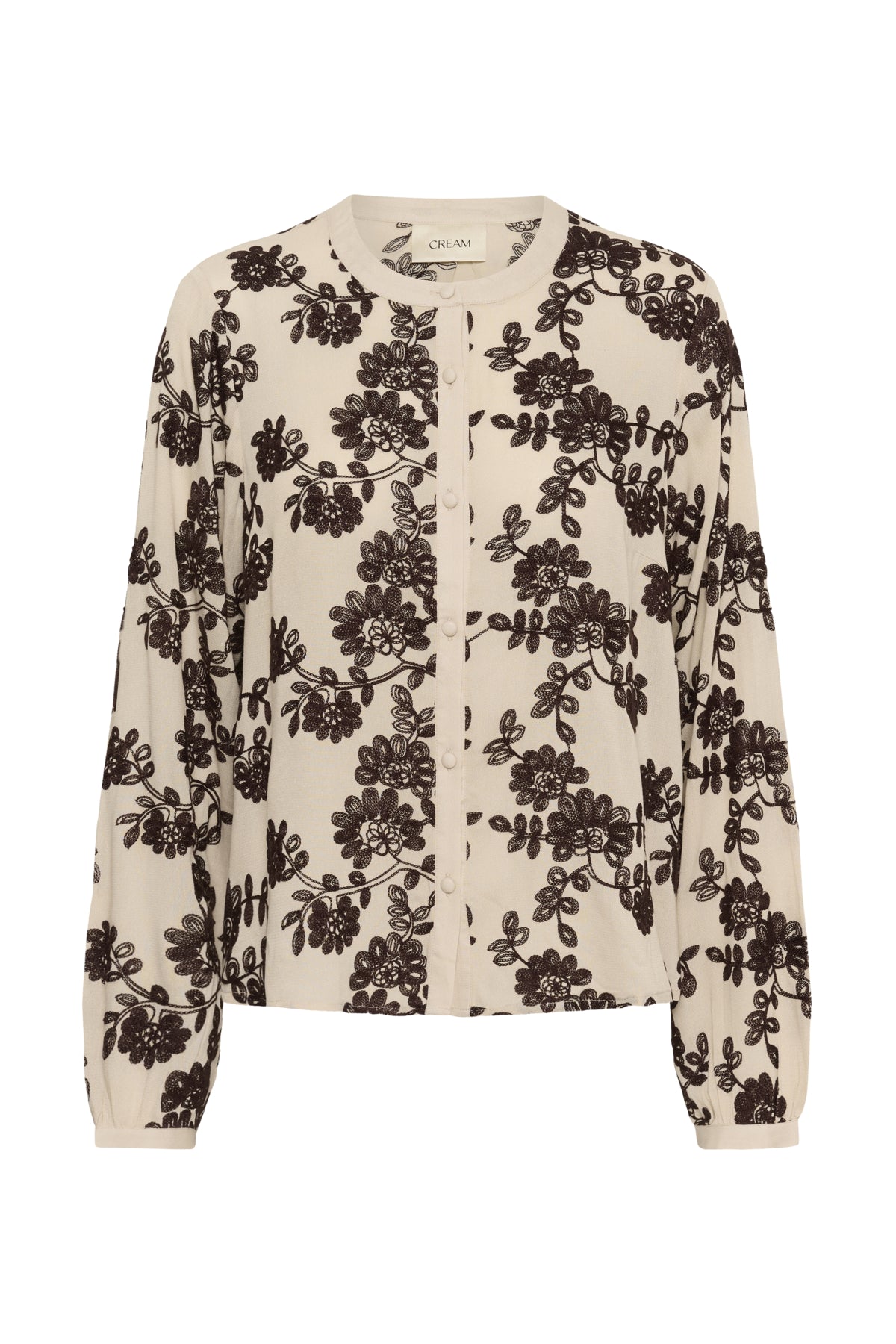 Cream Applique Top