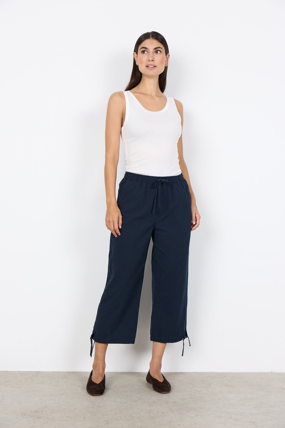Soyaconcept Tie End Cotton Trouser