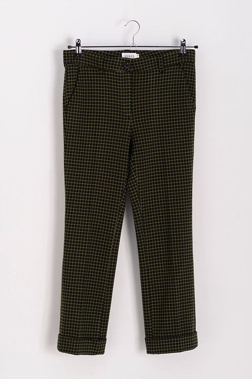 Hongo Check Suit Trouser