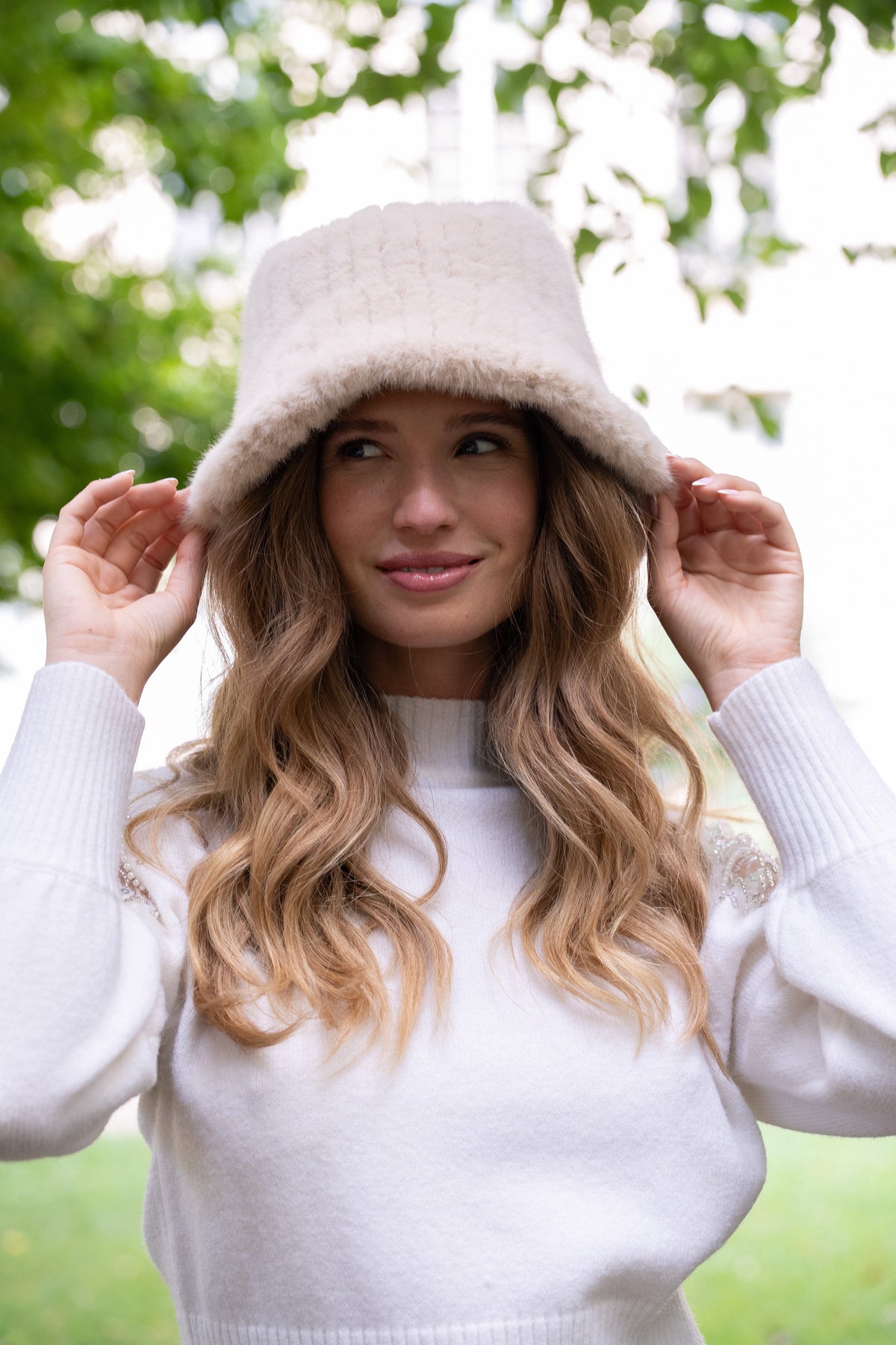 Derhy Mesh Applique Sweater