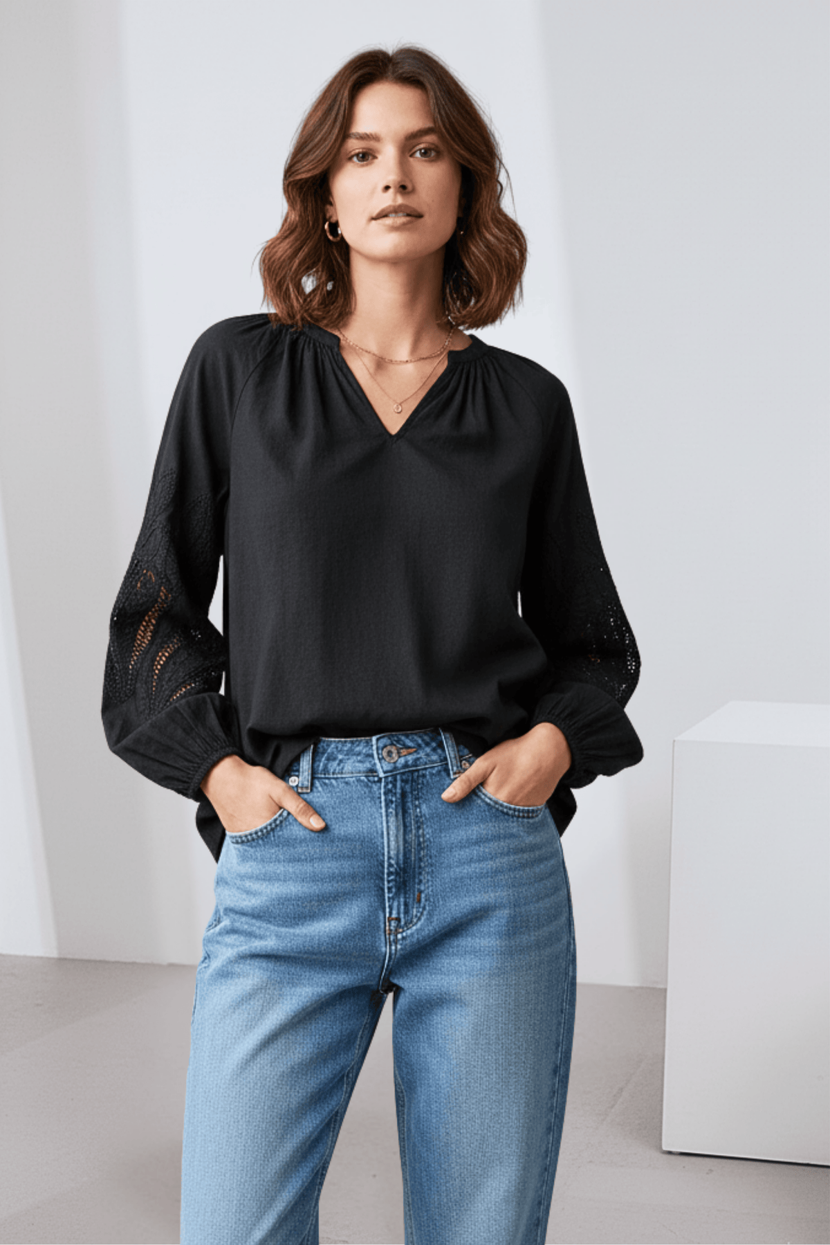 Soyaconcept Balloon Sleeve Blouse