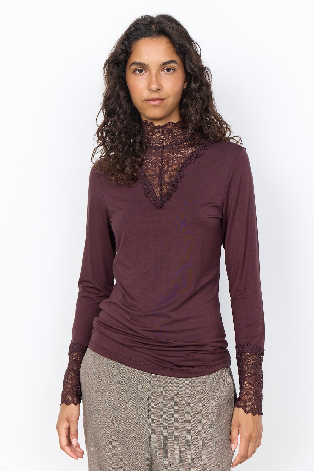 Soyaconcept Funnel Neck Lace Basic
