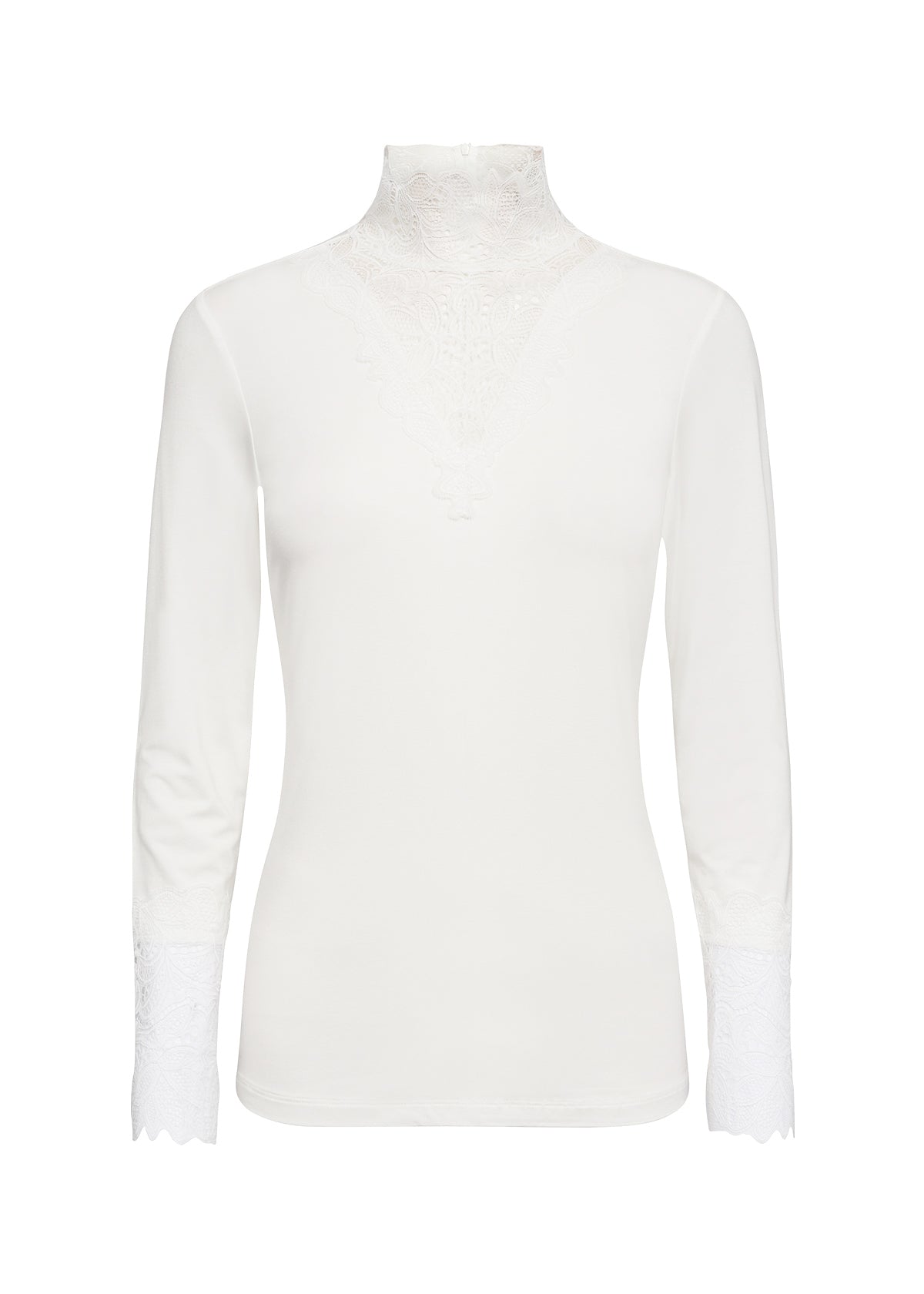 Soyaconcept Lace Funnel Neck Top