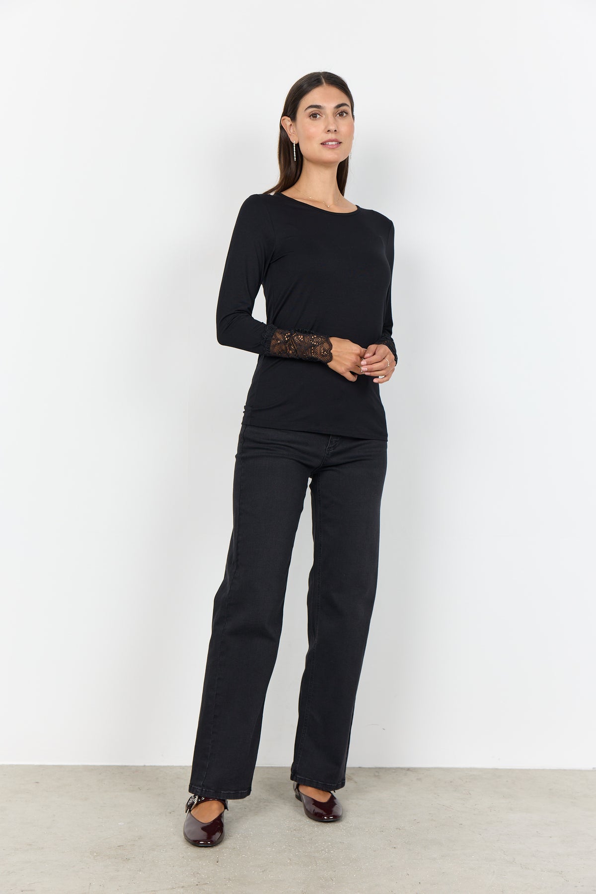 Soyaconcept Lace Cuff Top