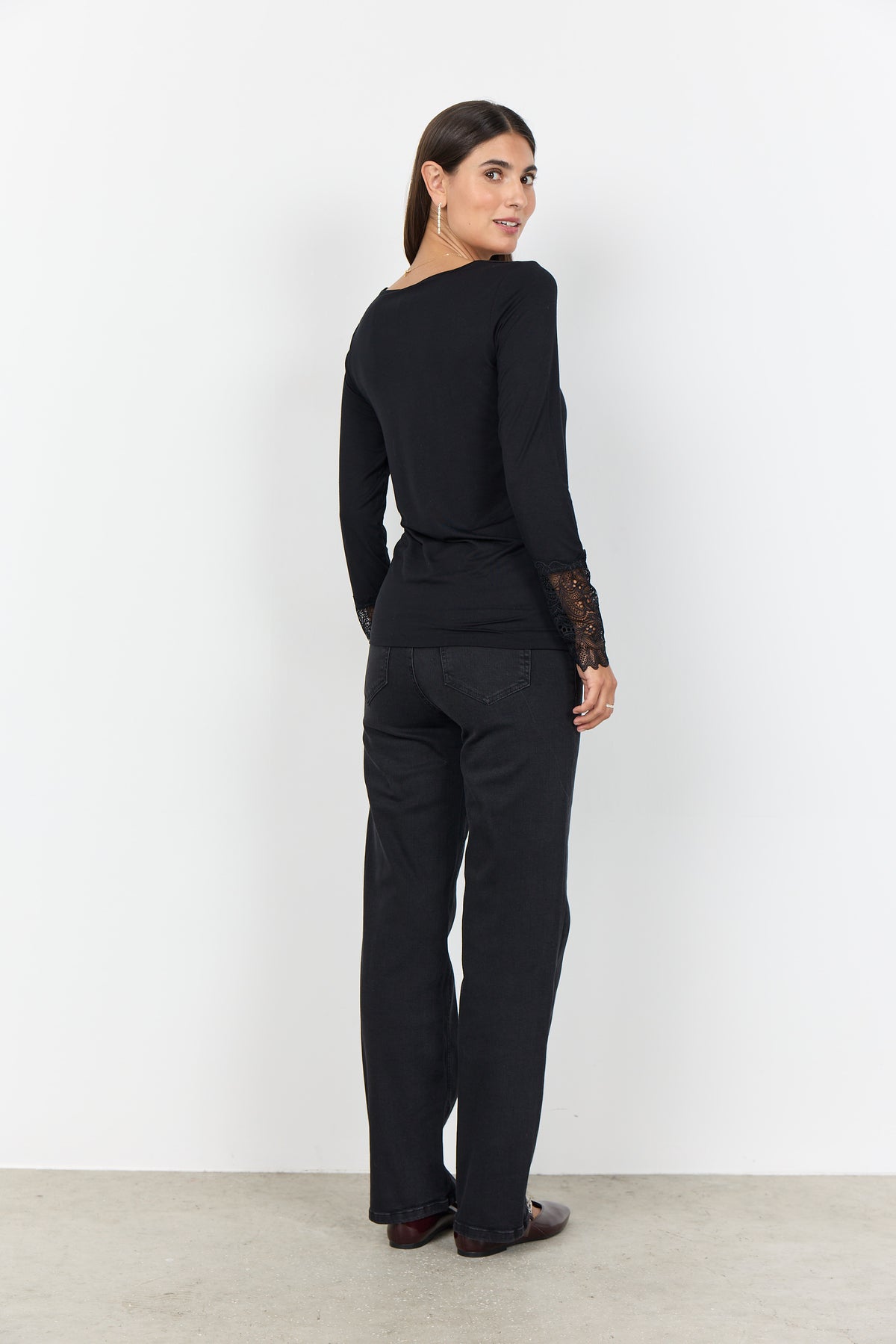 Soyaconcept Lace Cuff Top