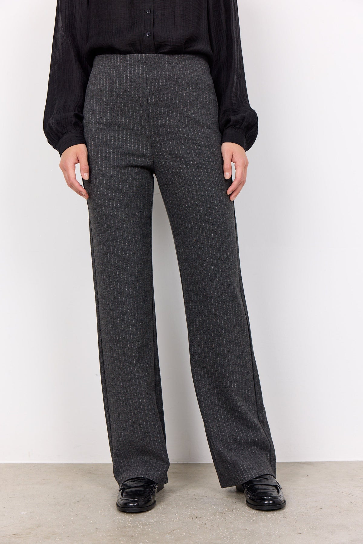 Soyaconcept Pinstripe Stretch Trouser