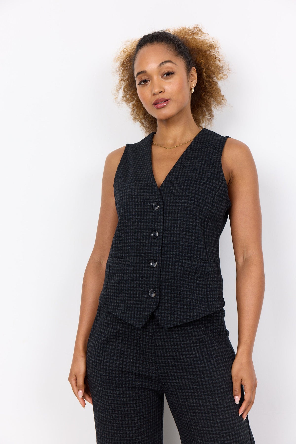 Soyaconcept Stretch Woven Waistcoat