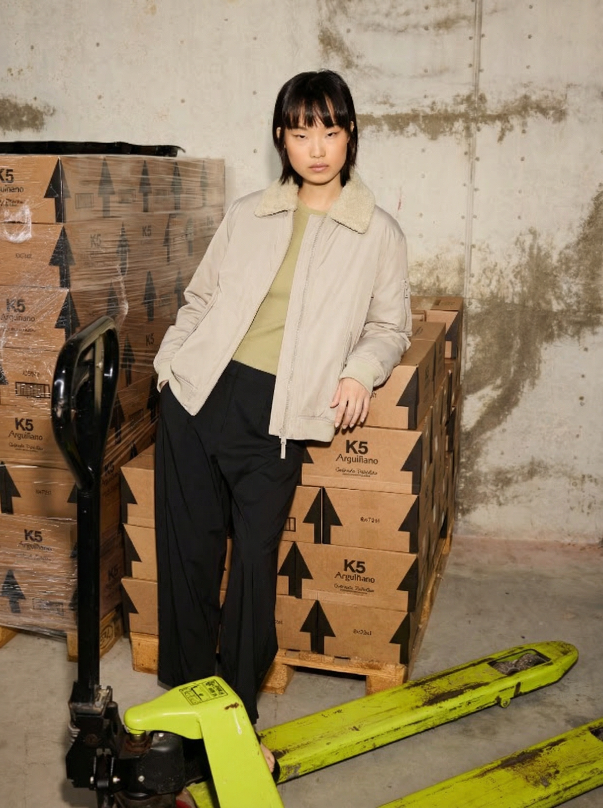 TANTÄ Detachable Teddy Collar Jacket