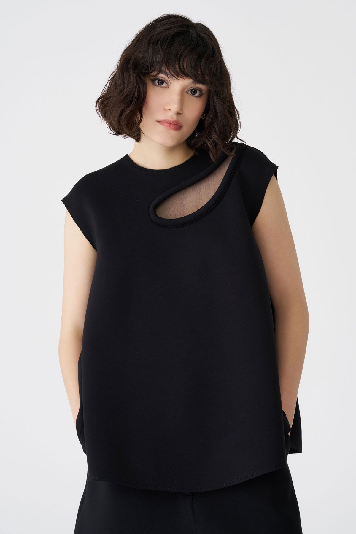 Bize Keyhole Top