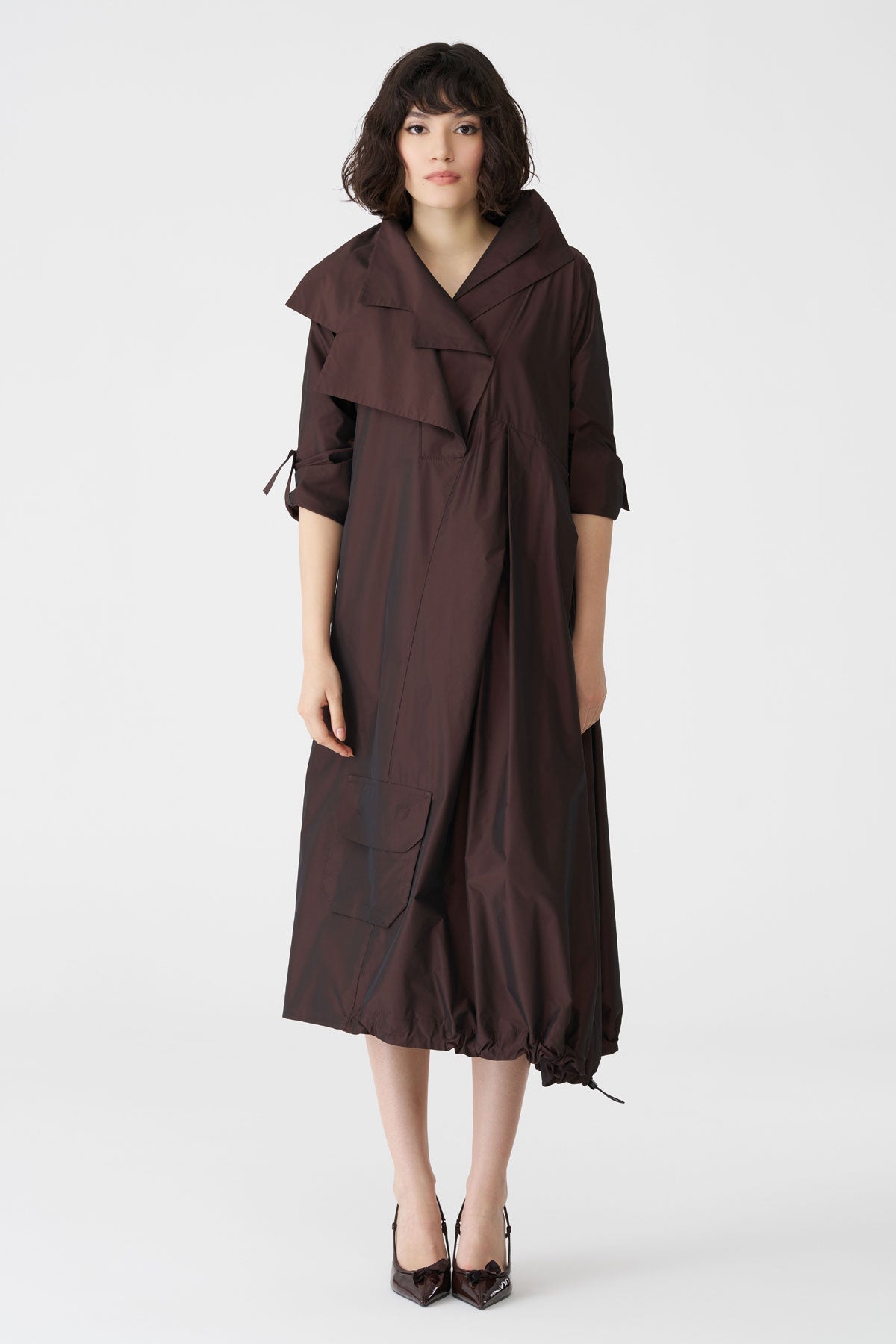 Bize Taffeta Dress
