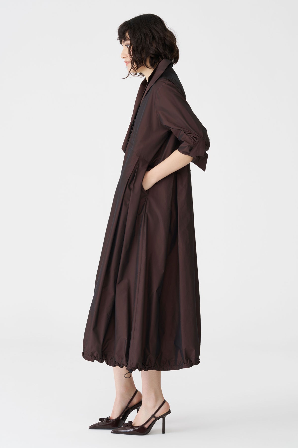 Bize Taffeta Dress
