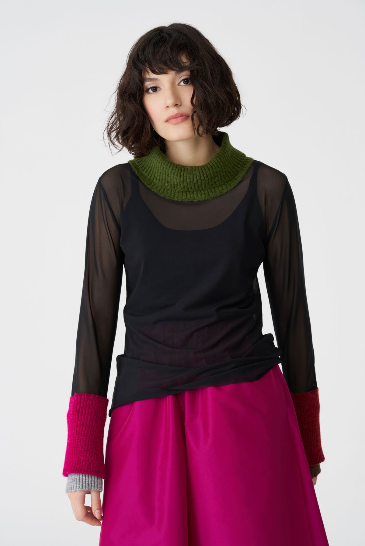 Bize Double Knit Cuff Top