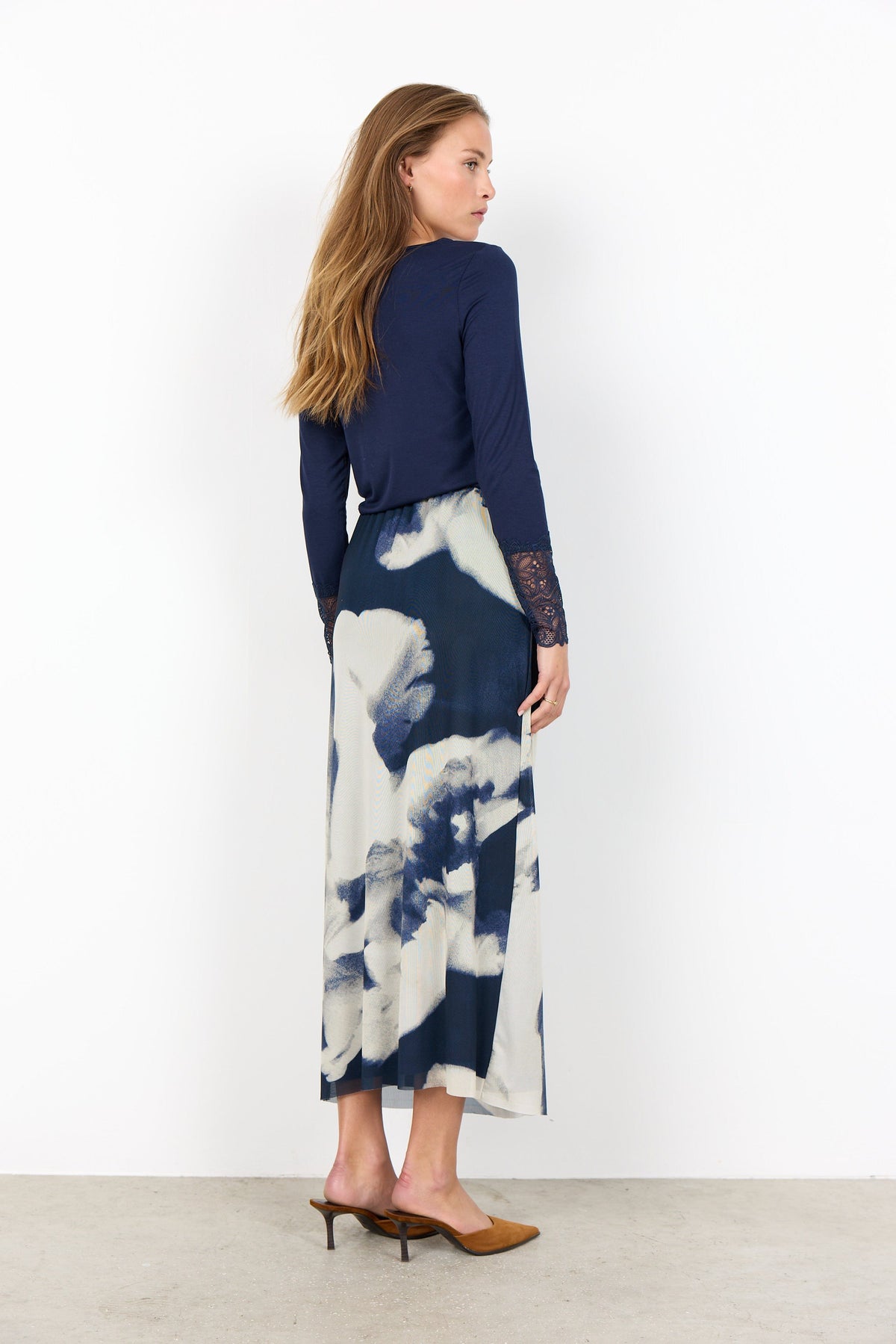 Soyaconcept Printed Mesh Skirt