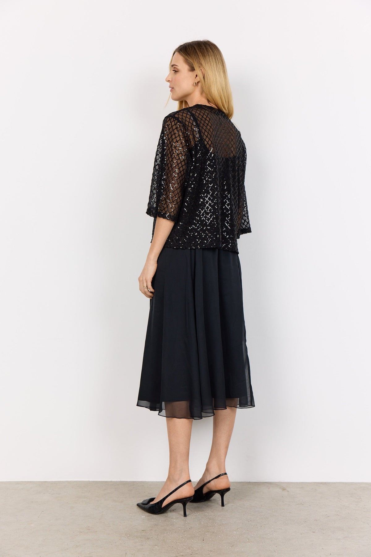 Soyaconcep Sequin Bolero Jacket