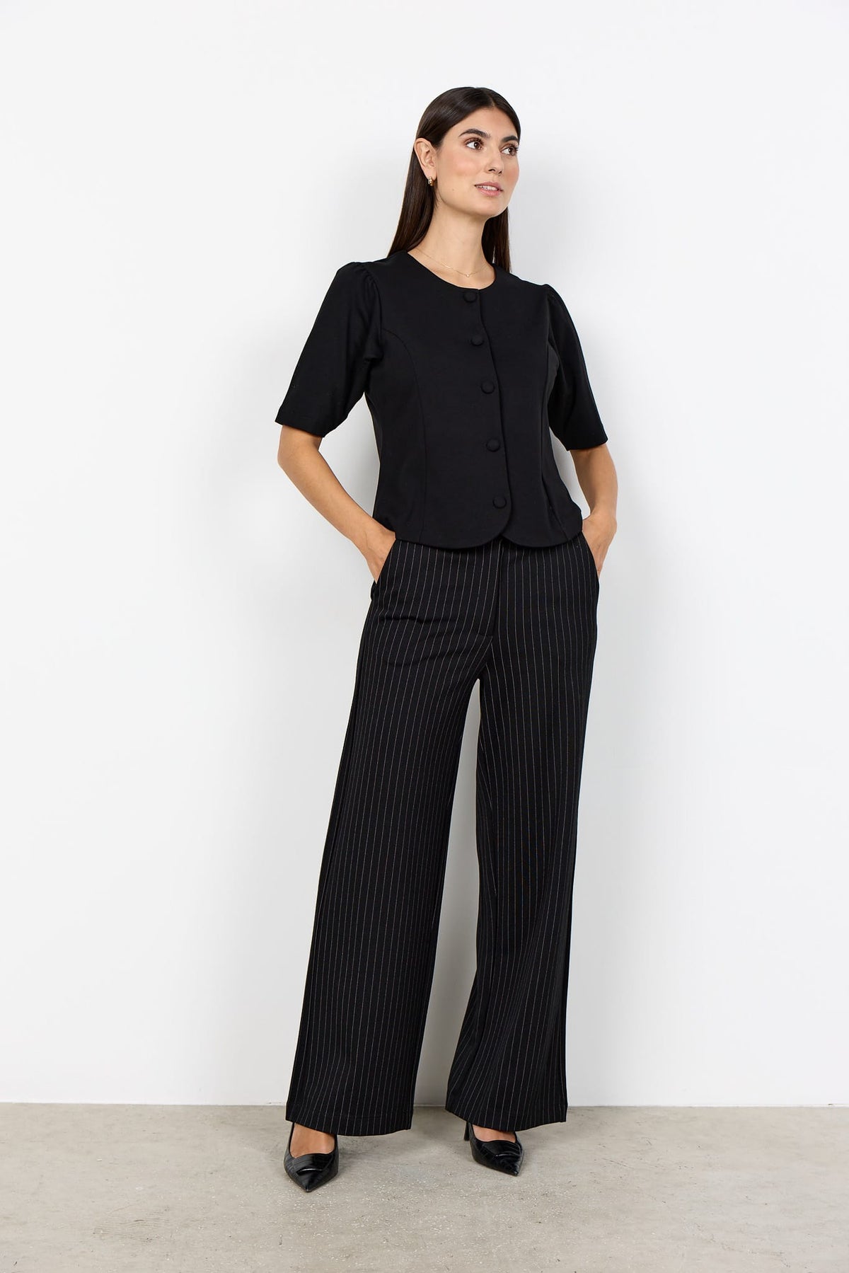 Soyaconcept Pinstripe Trousers