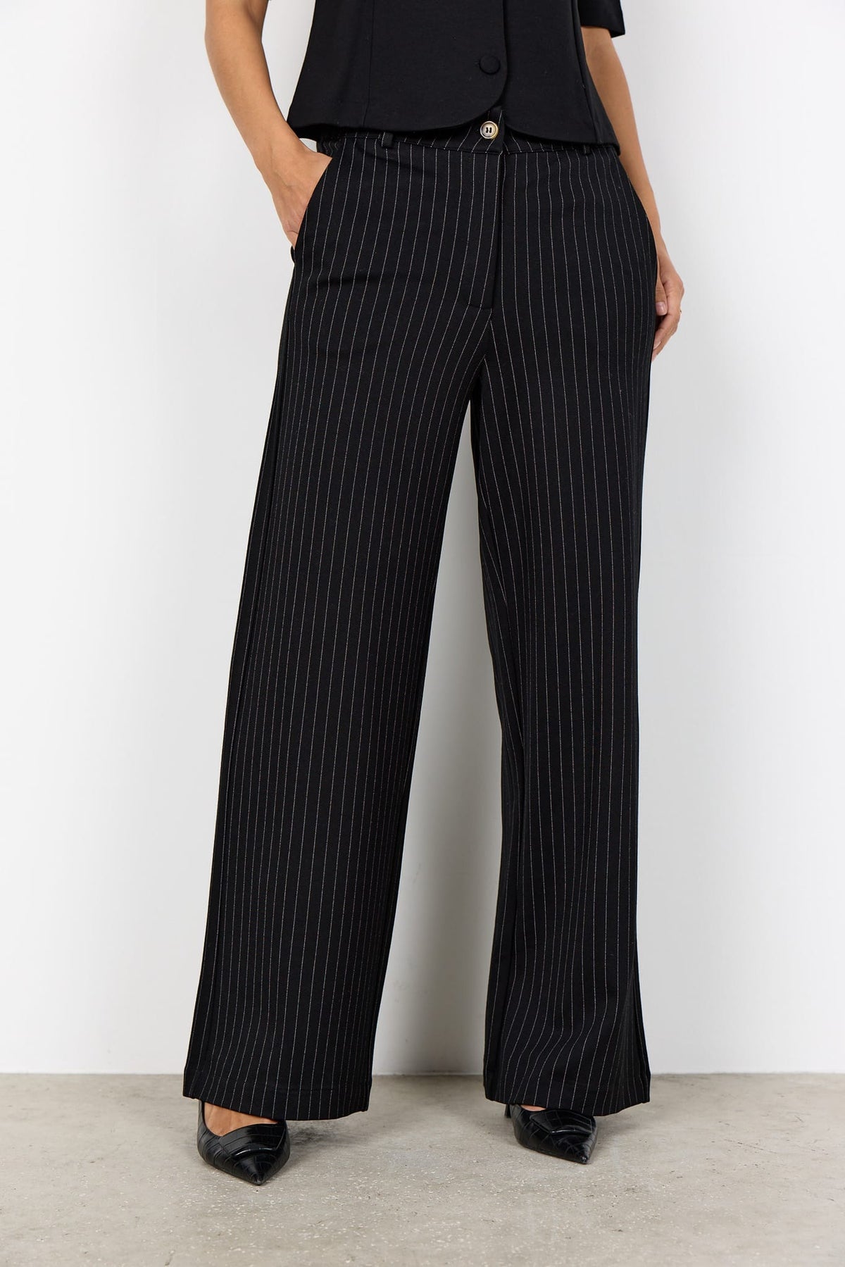 Soyaconcept Pinstripe Trousers