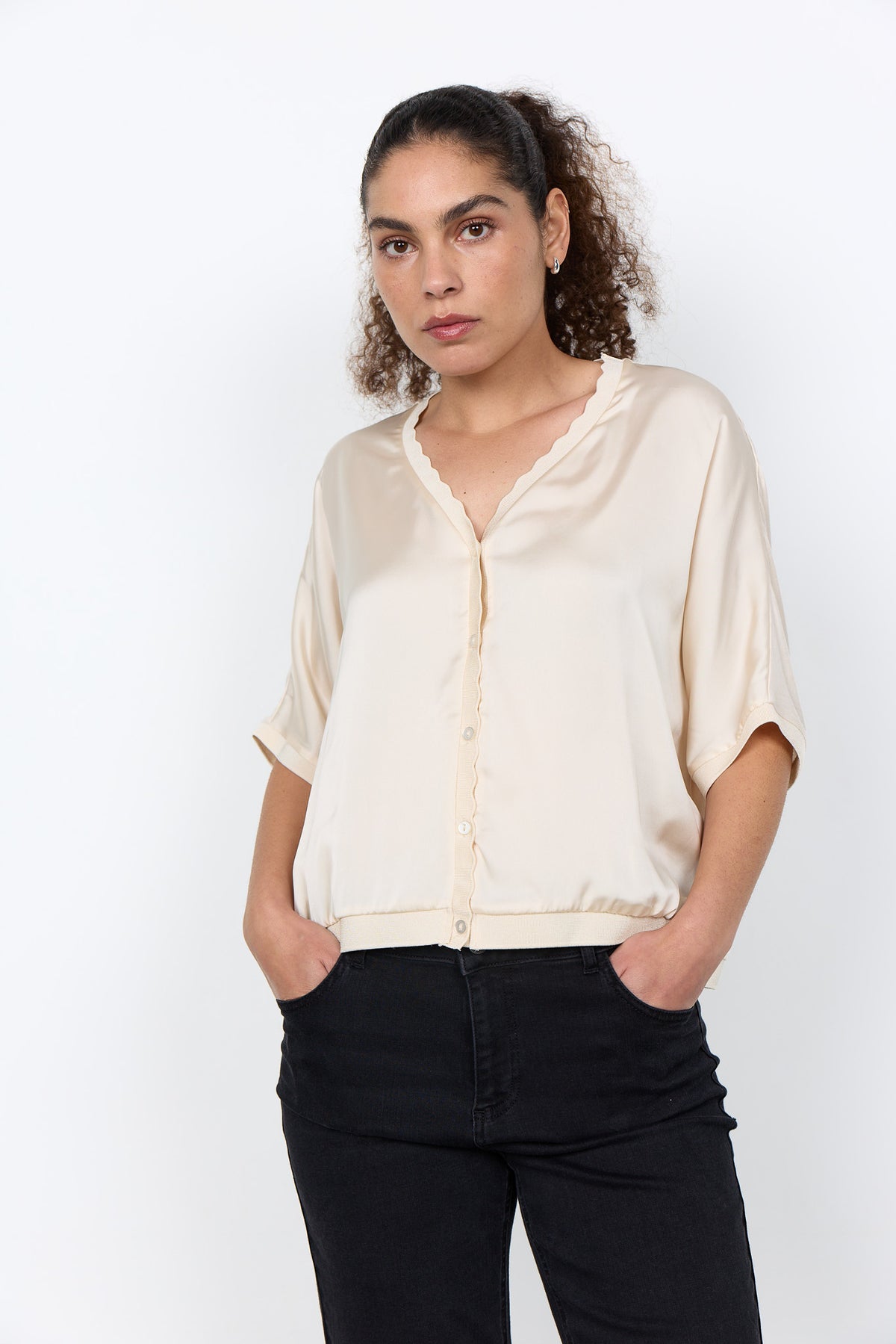 Soyaconcept Satin Cardigan