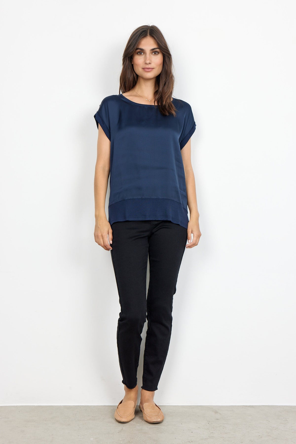 Soyaconcept Satin Front T-Shirt