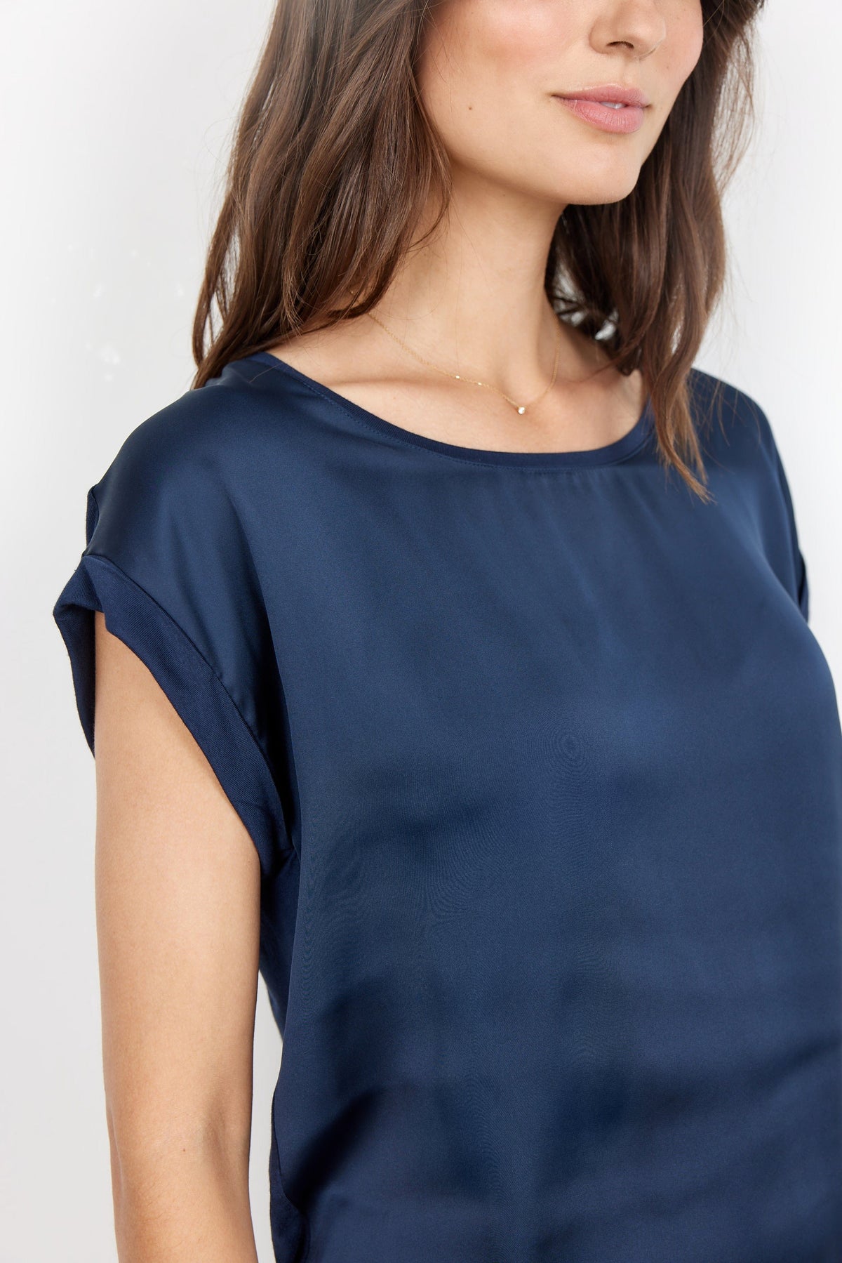 Soyaconcept Satin Front T-Shirt