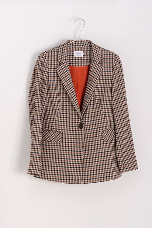 Hongo Wide Check Blazer