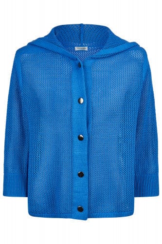 Barbara Lebek Crochet Knit Hoodie